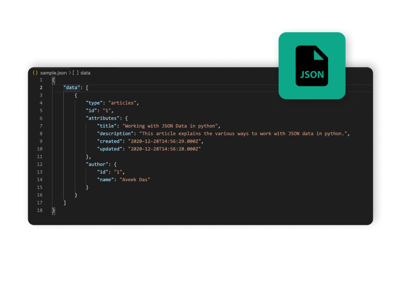 JSON технологии